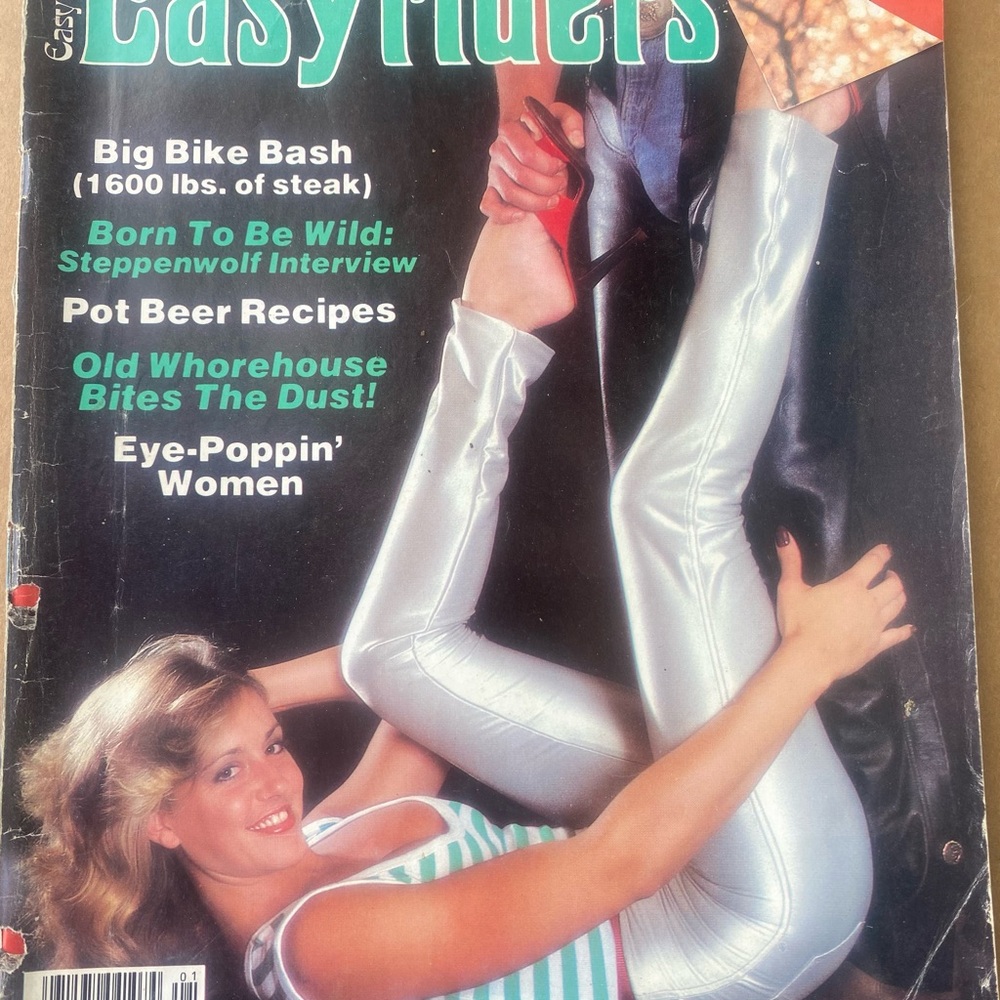 Vintage Easy Rider Chopper Mag January 1981  David Mann Centerfold Torn Out